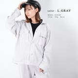 1-L.GRAY | ◆プリーツ ビッグ CPOジャケット◆ | ONE 4 PREMIUM