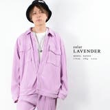 3-LAVENDER | ◆プリーツ ビッグ CPOジャケット◆ | ONE 4 PREMIUM