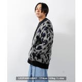 LEOPARD GRAY | モヘア カーディガン レディース | ONE 4 PREMIUM