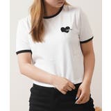 WHITE×BLACK | リンガーネック 半袖 tシャツ | ONE 4 PREMIUM