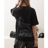 BLACK | 硫化天竺 バックプリント Tシャツ | ONE 4 PREMIUM