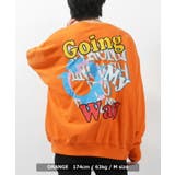 3-ORANGE | オーバーサイズ トレーナー メンズ | ONE 4 PREMIUM