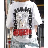 WHITE | ◆ガールズイラスト Tシャツ◆ ビッグシルエット | ONE 4 PREMIUM