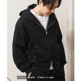 スタッズ ダブルジップパーカー メンズ | ONE 4 PREMIUM | 詳細画像5 