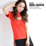 レッド×ホワイト | トップス tシャツ 半袖 | ONE 4 PREMIUM
