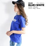 ブルー×ホワイト | トップス tシャツ 半袖 | ONE 4 PREMIUM