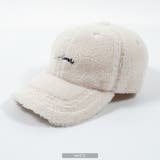 WHITE | ボア ロゴ刺繍 LOWCAP | ONE 4 PREMIUM