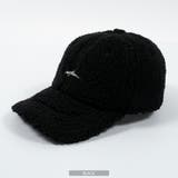 BLACK | ボア ロゴ刺繍 LOWCAP | ONE 4 PREMIUM