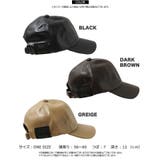 帽子 メンズ レザーキャップ | ONE 4 PREMIUM | 詳細画像2