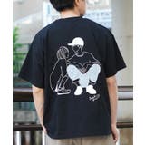 E柄-BLACK | ◆デニム使い アソート Tシャツ◆ | ONE 4 PREMIUM