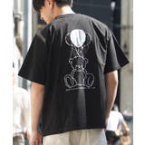 D柄-BLACK | ◆デニム使い アソート Tシャツ◆ | ONE 4 PREMIUM