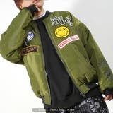 スマイル ワッペンコラージュ ボンバージャケット | ONE 4 PREMIUM | 詳細画像9