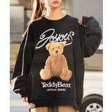 BLACK | ◆TEDDY BEAR ピグメントトレーナー◆ | ONE 4 PREMIUM