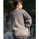 ◆ボトルラベルロゴ刺繍 ピグメントトレーナー◆ クルースウェット | ONE 4 PREMIUM | 詳細画像11 