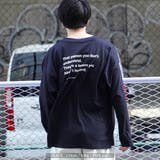 BLACK | BOXロゴ &バックレタリング 長袖Tシャツ | ONE 4 PREMIUM
