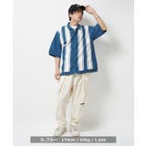 ◆ストライプ ニットシャツ◆ ニットポロ | ONE 4 PREMIUM | 詳細画像6 