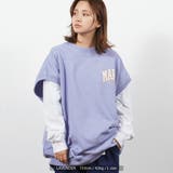 LAVENDER | ◆スウェットベスト アンサンブル ロンT◆オーバーサイズ | ONE 4 PREMIUM