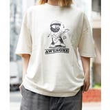IVORY(B) | ◆ピグメント イラストTシャツ◆ オーバーサイズ | ONE 4 PREMIUM