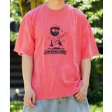 RED(B) | ◆ピグメント イラストTシャツ◆ オーバーサイズ | ONE 4 PREMIUM