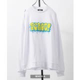 WHITE-A | オーバーサイズ トレーナー メンズ | ONE 4 PREMIUM