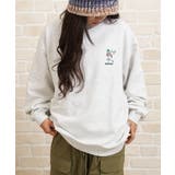 C柄-ASH | オーバーサイズ トレーナー メンズ | ONE 4 PREMIUM