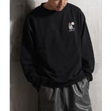 C柄-BLACK | オーバーサイズ トレーナー メンズ | ONE 4 PREMIUM