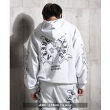 クロスデザイン 袖ロゴ ジップパーカー | ONE 4 PREMIUM | 詳細画像6 