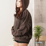 バルーンスリーブ パーカー ジップ | ONE 4 PREMIUM | 詳細画像1