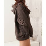 D.BROWN | バルーンスリーブ パーカー ジップ | ONE 4 PREMIUM