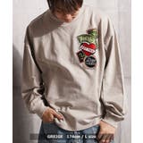 アップリケ刺繍 ピグメント スウェット | ONE 4 PREMIUM | 詳細画像5 