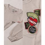 アップリケ刺繍 ピグメント スウェット | ONE 4 PREMIUM | 詳細画像15 