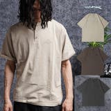 ピグメント加工 Tシャツ ヘンリーネック | ONE 4 PREMIUM | 詳細画像1 
