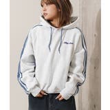 095-ASH | ロゴライン スウェットパーカー メンズ | ONE 4 PREMIUM