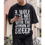 A柄-BLACK×WHITE | レタリング プリント Tシャツ | ONE 4 PREMIUM