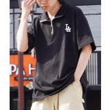 BLACK | ハーフジップ 半袖 メンズ | ONE 4 PREMIUM