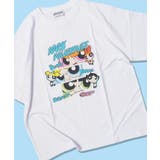 WHITE-B | パワーパフガールズ Tシャツ 半袖 | ONE 4 PREMIUM