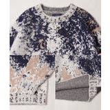 アブストラクト オーバーサイズ クルーニット | ONE 4 PREMIUM | 詳細画像19 