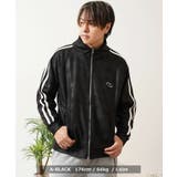 レザーライク トラックジャケット メンズ | ONE 4 PREMIUM | 詳細画像5 
