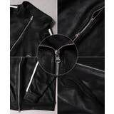 レザーライク トラックジャケット メンズ | ONE 4 PREMIUM | 詳細画像17 