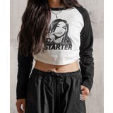 A柄-WHT×BLK | STARTER ラグラン 長袖Tシャツ | ONE 4 PREMIUM