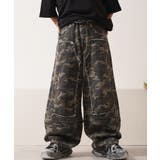 CAMO | ダブルニー ワイドパンツ メンズ | ONE 4 PREMIUM