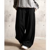BLACK | ワイドスウェットパンツ レディース スウェットパンツ | ONE 4 PREMIUM