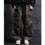 KHAKI | カーゴパンツ メンズ ワイド | ONE 4 PREMIUM