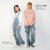 1-SAX | オーバーオール デニム ダメージ | ONE 4 PREMIUM