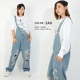 オーバーオール デニム ダメージ | ONE 4 PREMIUM | 詳細画像9