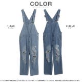 オーバーオール デニム ダメージ | ONE 4 PREMIUM | 詳細画像3