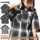 ◆オンブレチェック 半袖シャツ◆ チェックシャツ | ONE 4 PREMIUM | 詳細画像1 