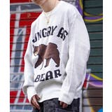 O.WHITE(クマ) | ◆グラフィック ジャガードクルーネックニット◆ オーバーサイズ | ONE 4 PREMIUM