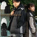 ◆スタンドネック パディングベスト◆ ダウンベスト | ONE 4 PREMIUM | 詳細画像21