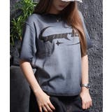 CHARCOAL | スプレー加工 テレコ Tシャツ | ONE 4 PREMIUM